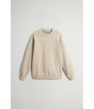 Woolrich Woolrich Heren Garment Dyed Crewneck Rope
