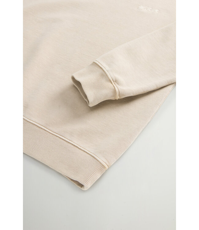 Woolrich Woolrich Heren Garment Dyed Crewneck Rope