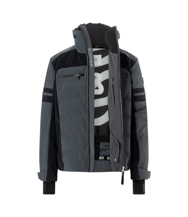 Bogner Bogner Heren Minho-D Ski Jacket Dark Grey