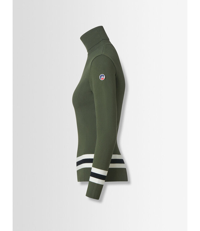 Fusalp Fusalp Dames Judith Ski Knit Col Army/Neige