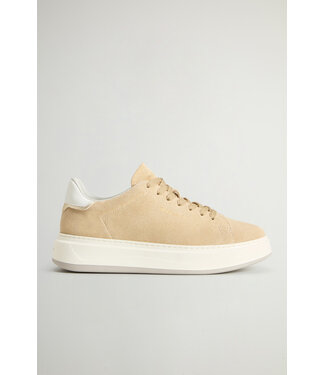 Woolrich Woolrich Dames Arrow Court Camoscio Sneaker Beige