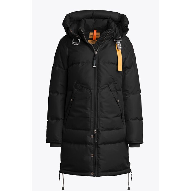 Parajumpers Dames Long Bear Hooded Down Coat Black