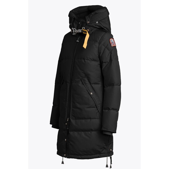 Parajumpers Dames Long Bear Hooded Down Coat Black