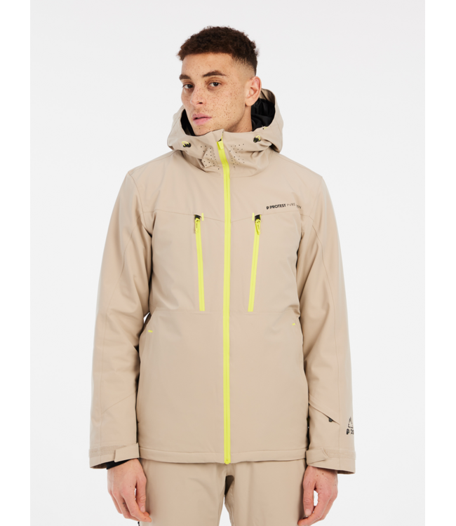 Protest Heren Timothy Jacket Bamboo Beige