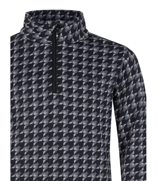 Protest Meisjes Bette 1/4 Zip Pully True Black