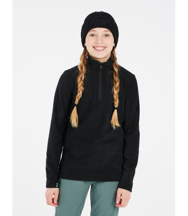 Protest Meisjes Zora 1/4 Zip Pully True Black