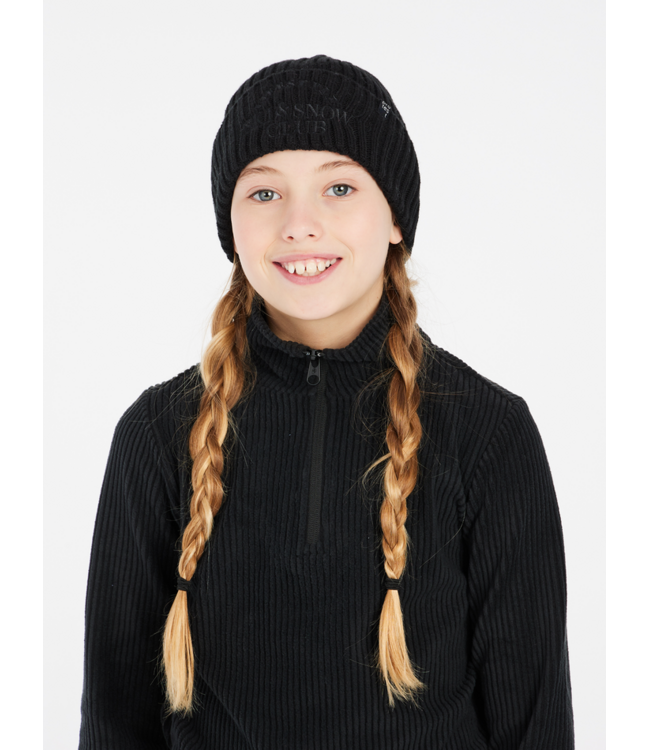 Protest Meisjes Zora 1/4 Zip Pully True Black
