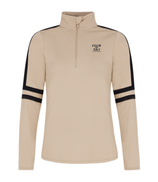 Protest Dames Prue 1/4 Zip Pully Bamboobeige