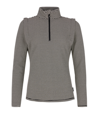 Protest Dames Ivory 1/4 Zip Pully True Black