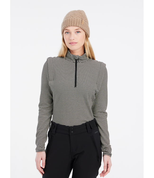 Protest Dames Ivory 1/4 Zip Pully True Black