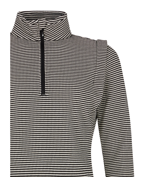 Protest Dames Ivory 1/4 Zip Pully True Black