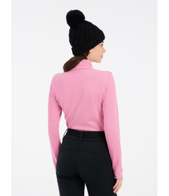 Protest Dames Ivory 1/4 Zip Pully Foxy Pink