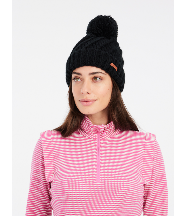 Protest Dames Ivory 1/4 Zip Pully Foxy Pink