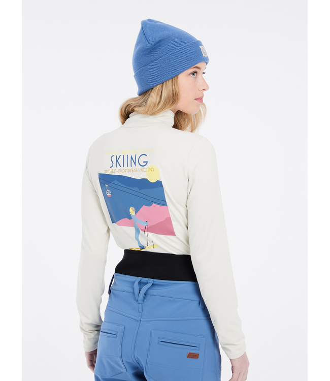 Protest Dames Lunar 1/4 Zip Pully Kit Off White