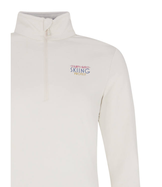 Protest Dames Lunar 1/4 Zip Pully Kit Off White