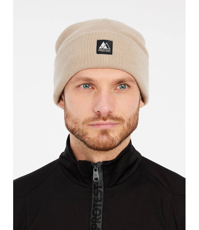 Protest Heren Keeton Beanie Bamboo Beige