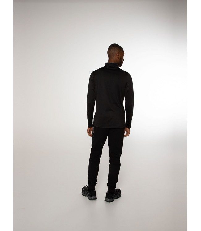 Protest Heren Rewill 1/4 Zip Pully True Black