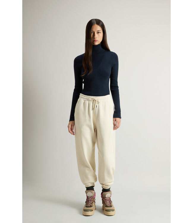 Woolrich Woolrich Dames Light Fleece Pant Milky Cream