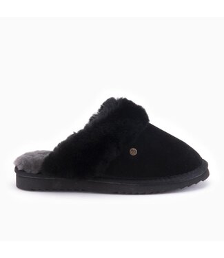Warmbat Warmbat Dames Flurry Suede Black/Black
