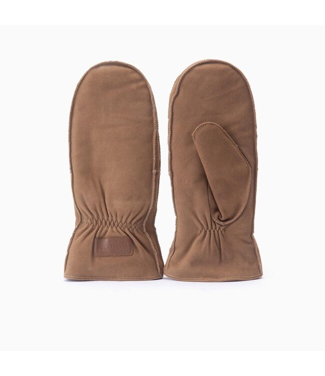 Warmbat Warmbat Dames Mitten Goat Suede Congac