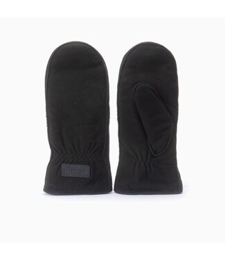 Warmbat Warmbat Dames Mitten Goat Suede Black