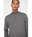 J. Lindeberg J.Lindeberg Heren Kiyan Quarter Zip Sweater Mid Grey Melange