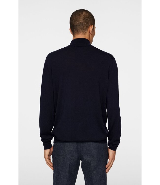 J. Lindeberg J.Lindeberg Heren Kiyan Quarter Zip Sweater Navy