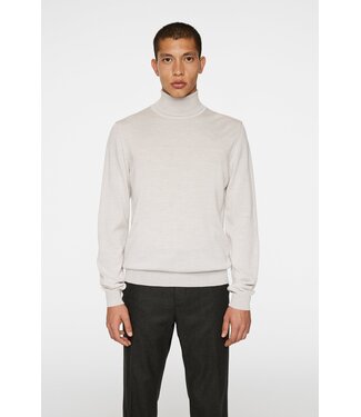 J. Lindeberg J.lindeberg Heren Kaden Merino Turtleneck Moonbeam Melange