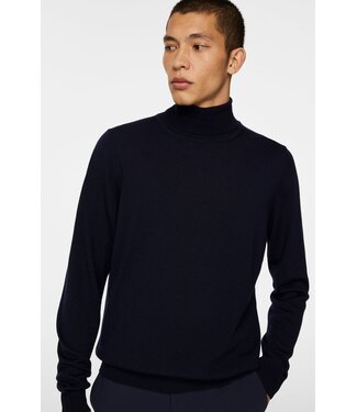J. Lindeberg J.lindeberg Heren Kaden Merino Turtleneck Navy