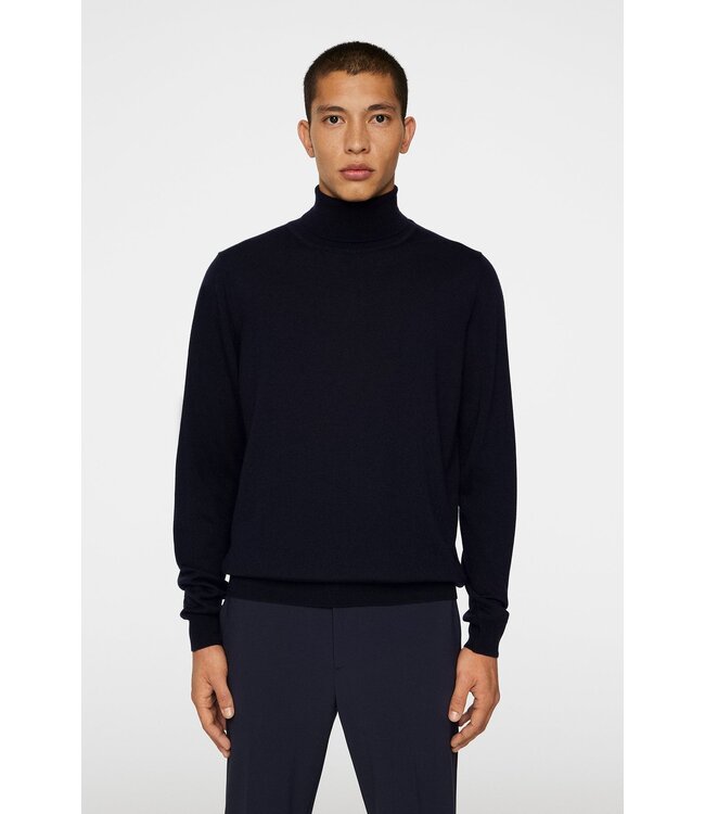 J. Lindeberg J.lindeberg Heren Kaden Merino Turtleneck Navy