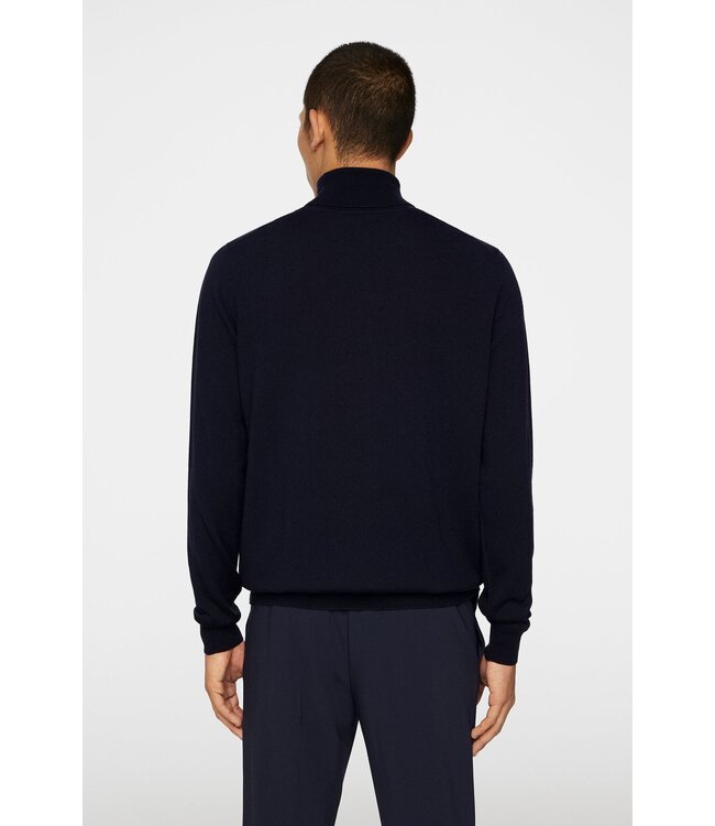J. Lindeberg J.lindeberg Heren Kaden Merino Turtleneck Navy