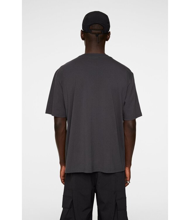 J. Lindeberg J.Lindeberg Heren Hale Logo T-shirt Washed Black