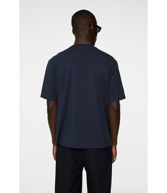 J. Lindeberg J.Lindeberg Heren Hale Logo T-shirt Navy