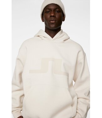J. Lindeberg J.Lindeberg Heren Karson Graphic Hoodie Moonbeam