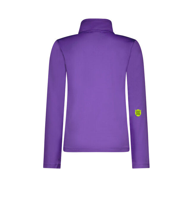 Superrebel Kidsgear Super Rebel Meisjes Spurt Ski Pully Purple Metal