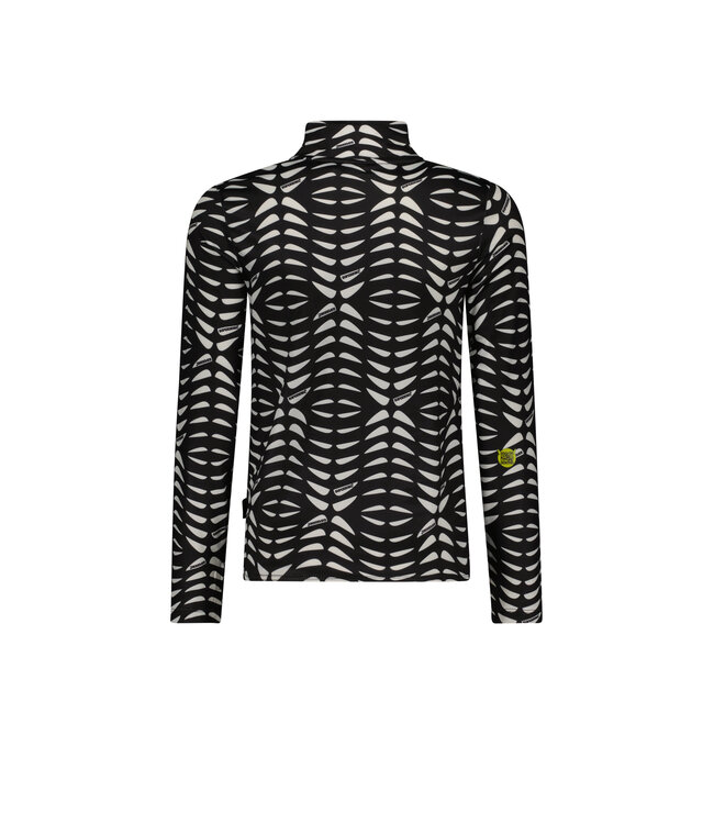 Superrebel Kidsgear Super Rebel Jongens Spurt Ski Pully Devil Eye Black