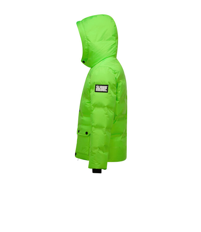 Superrebel Kidsgear Super Rebel Jongens Colorado Ski Jacket Fluo Pistache