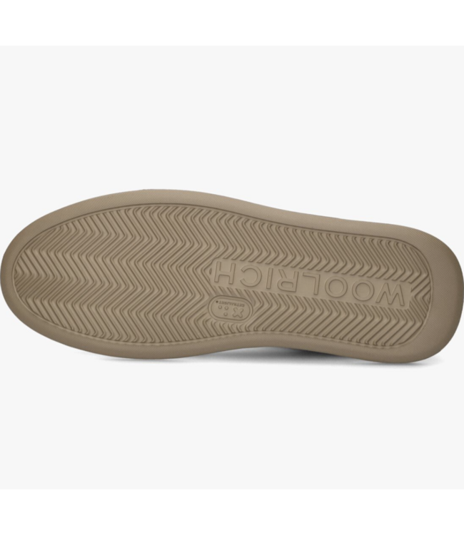 Woolrich Woolrich Heren Arrow Court Camoscio Sneaker Beige - Off White