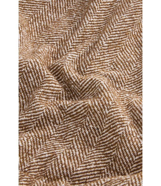 Woolrich Woolrich Dames Harringbone Jacket White Beige