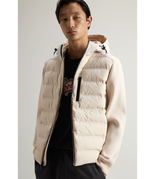 Woolrich Woolrich Heren Bering Hybrid Jacket Sand Rock