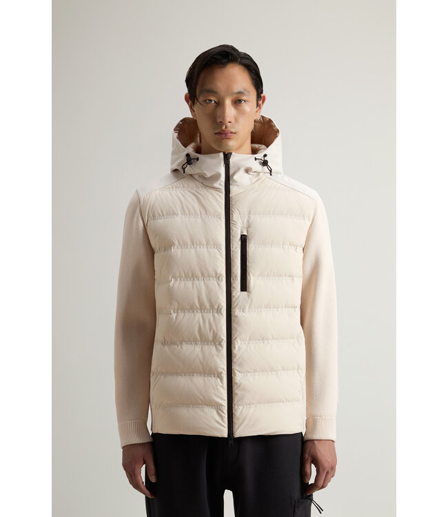 Woolrich Woolrich Heren Bering Hybrid Jacket Sand Rock