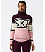 Perfect Moment Perfect Moment Dames Schild Sweater Knit Pink/Burgundy