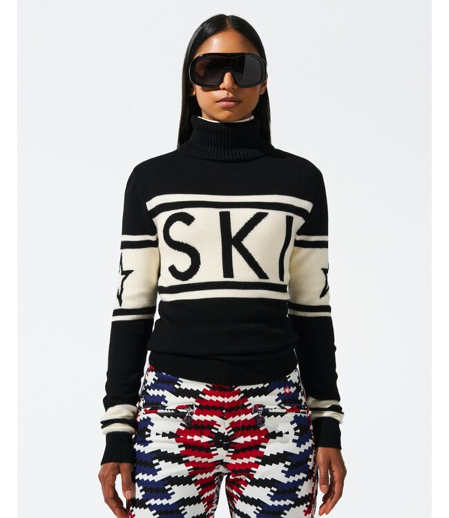 Perfect Moment Perfect Moment Dames Schild Sweater Knit Black