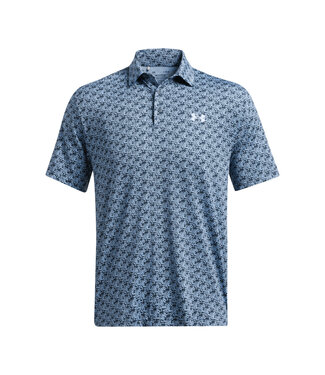 Under Armour Golf Under Armour Heren Playoff 3.0 Printed Polo Midnight Navy