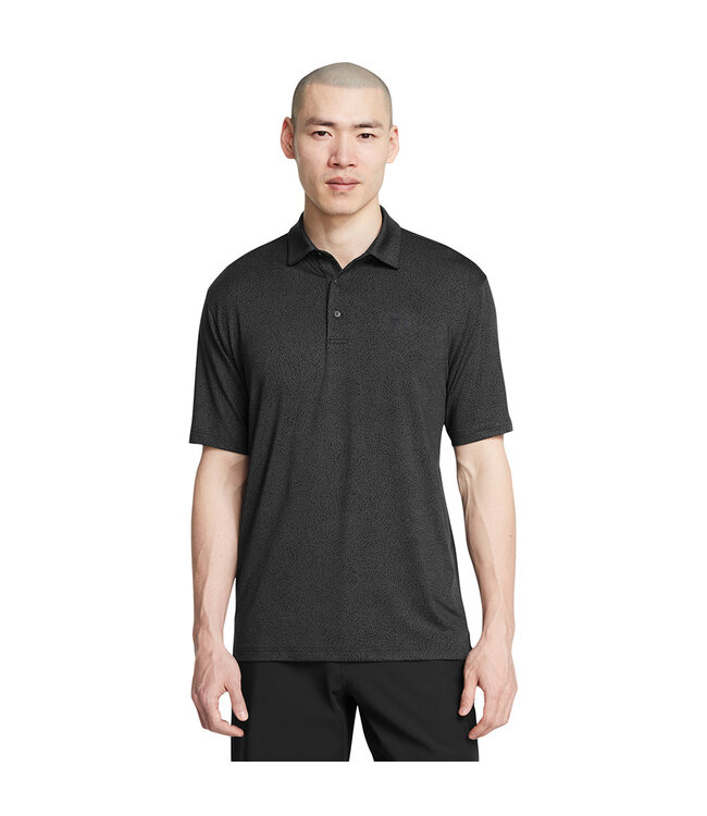 Under Armour Golf Under Armour Heren Playoff 3.0 Printed Polo-Black/Anthracite
