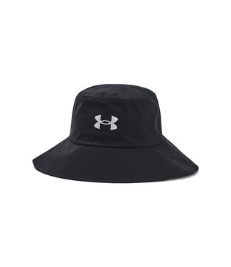 Under Armour Golf Under Armour Heren Driver Rain Bucket Hat Black