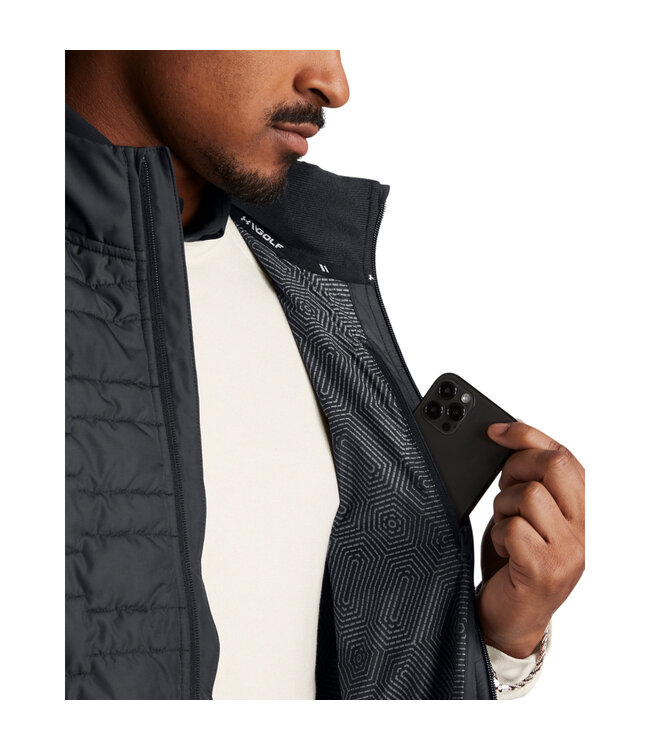 Under Armour Golf Under Armour Heren Drive Pro Insulated Vest Black/Silver