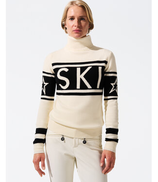 Perfect Moment Perfect Moment Dames Schild Sweater Knit Snow White