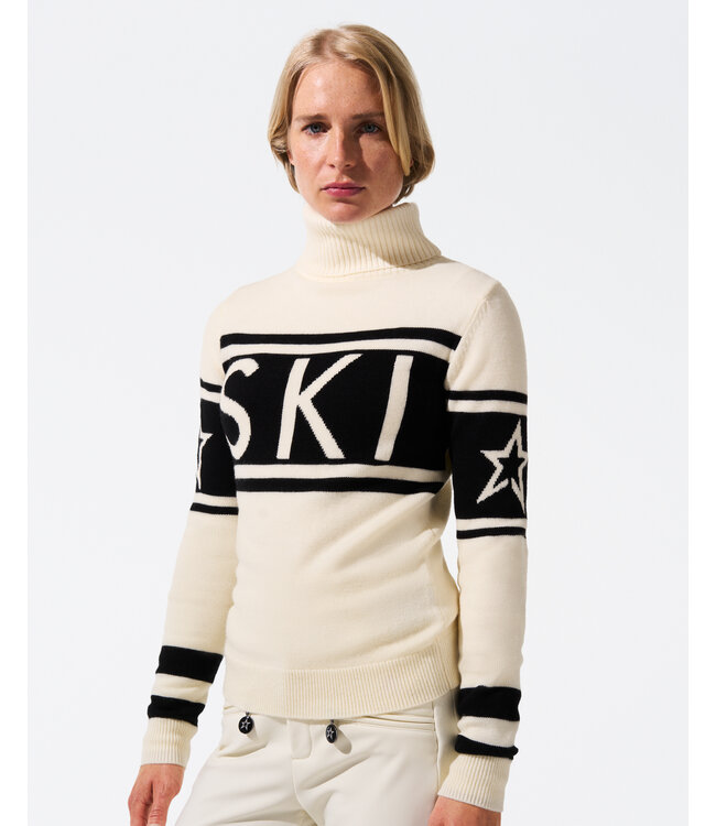 Perfect Moment Perfect Moment Dames Schild Sweater Knit Snow White