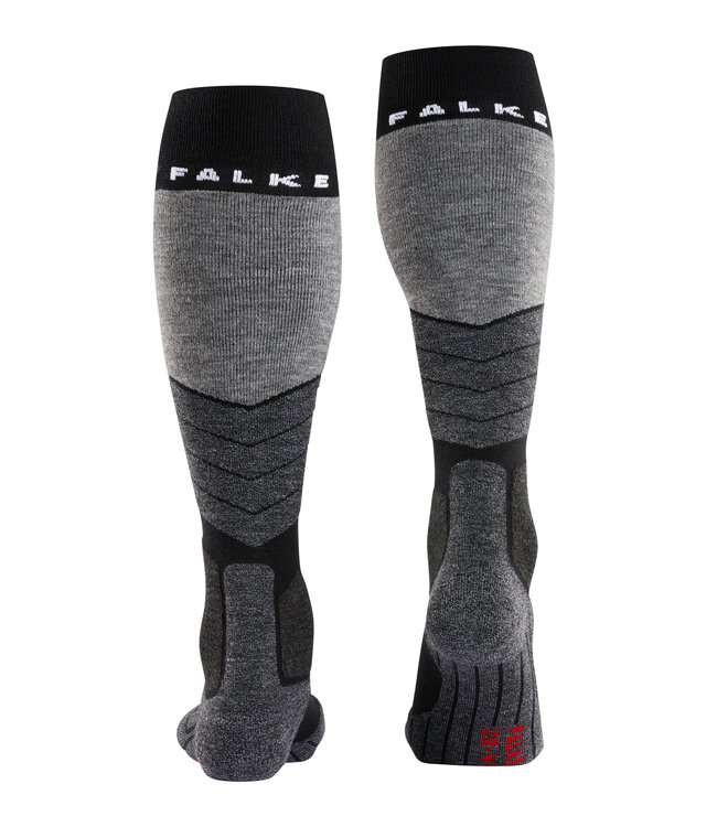 Falke FALKE SK2 Ski Sokken Dames Grijs/Zwart